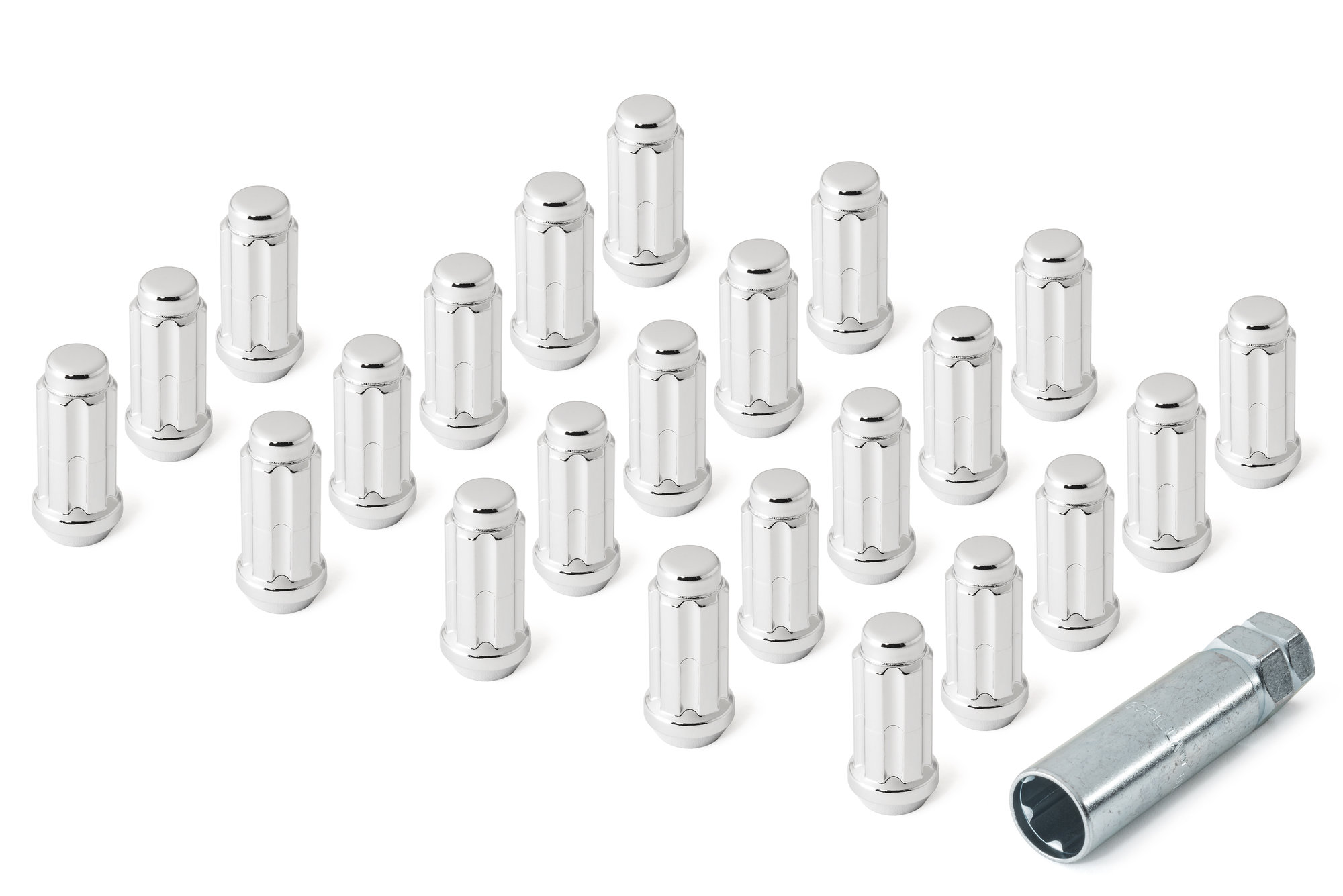 Gorilla Automotive 26743SD23 Spline Drive Lug Nut Kit 23pc in Chrome